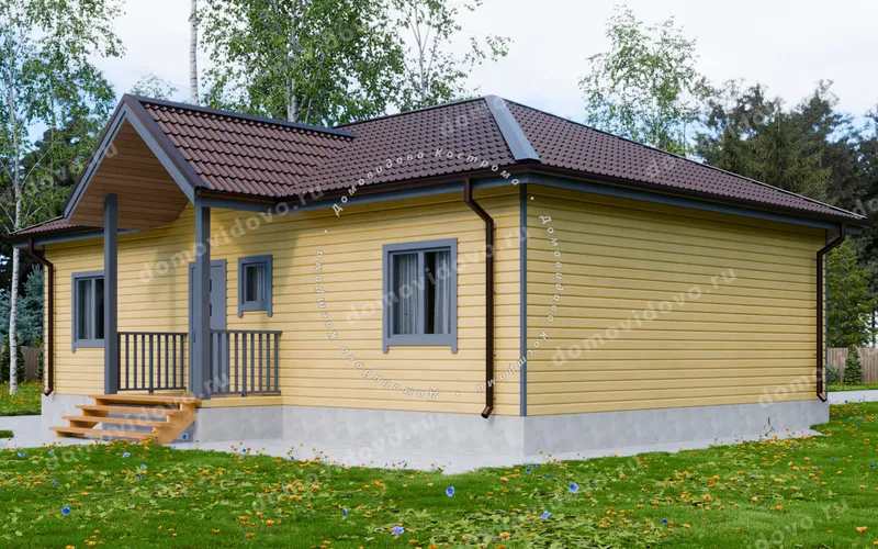 Каркасный дом 8×12