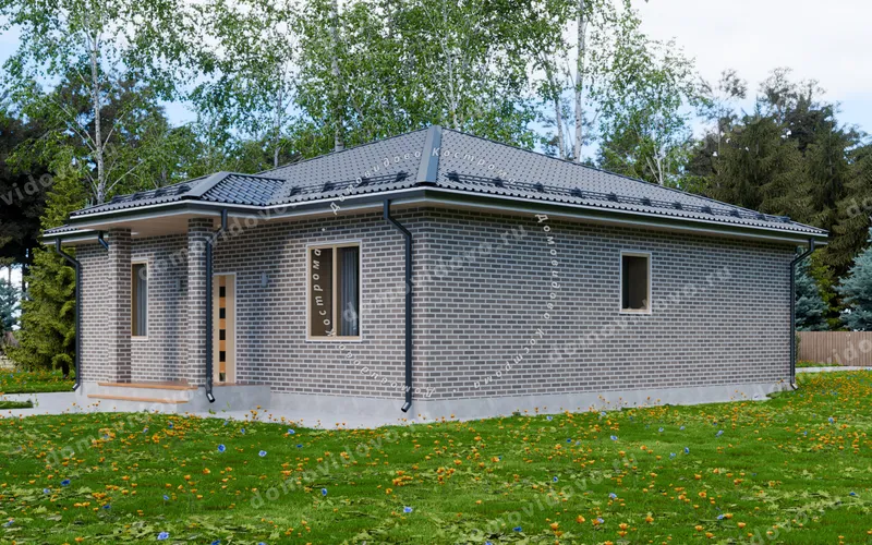 Кирпичный дом 11,1×11,1