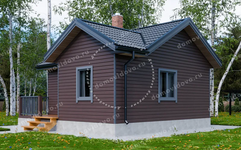 Каркасная баня 7×7
