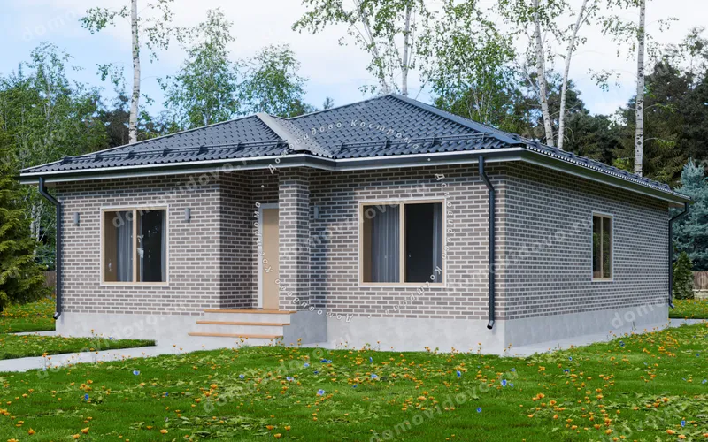Кирпичный дом 10×13