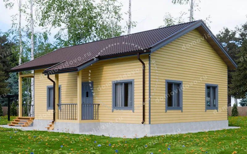 Каркасный дом 8×10