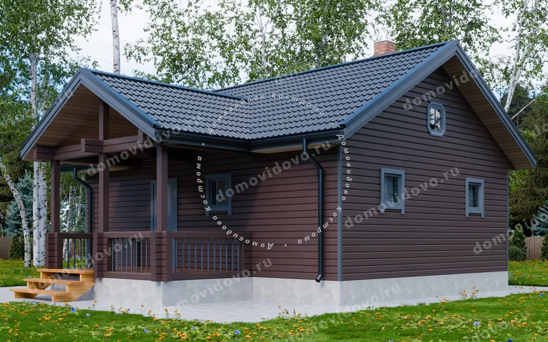 Каркасная баня 7×9